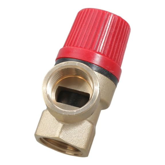 Multipurpose 1/2 Inch DN15 Brass Safety Valves Home Accessory for Water Oil and Gas Pressure Relief with PTFE Seal