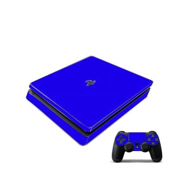 Playstation PS4 Slim Blue Console Skin