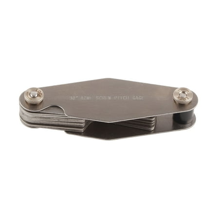 

T Thread Gauge Thread Whitworth Screw Pitch Gage Pitch Cutting Gauge Measuring Tool (30 Degree)
