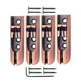thumbnail image 2 of Xuanheng Simple 4 Cordes Guitare Basse Chevalet Bronze Individuel 4pcs DIY, 2 of 5