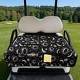 thumbnail image 2 of Whosucclay Stars Golf Cart Seat Cover, Sweat Absorbent with 4 Storage Pockets for Yamaha 2-Person Golf Cart, 2 of 9