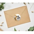 thumbnail image 3 of Darling Souvenir Personalized Bride Groom Names And Date Round Envelope Seals Customized Photo Labels Save The Date Stickers 45 Pieces, 3 of 4