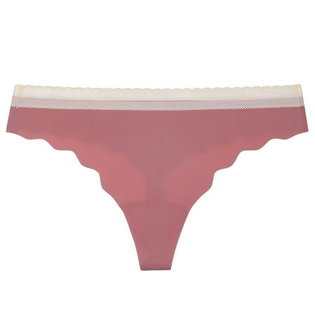 

BSDHBS Woman Panties Womens Seamless Hipster Underwear Panties Invisibles Briefs Soft Stretch Bikini Underwear Red Size XL
