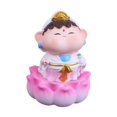 thumbnail image 5 of kowaku Chinese God Statue Resin Sculpture Centerpiece Art Crafts Table Decoration Feng Shui Figurine for Office Indoor Patio Cabinet Guanyin, 5 of 9
