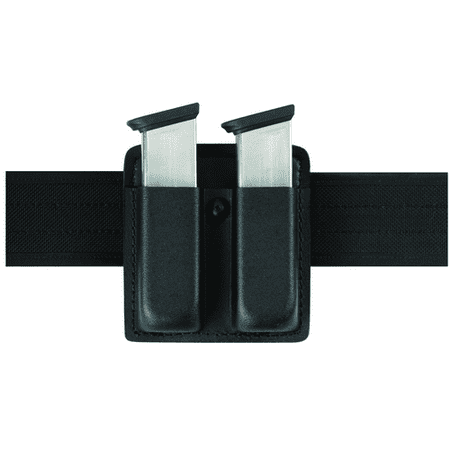 Safariland Double Mag Pouch SAFARILAND Open top double mag pouch for Open top double mag pouch for Glock 20, 21, basket weave ()