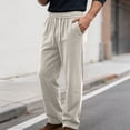 thumbnail image 2 of Yongwang Mens Big&Tall Corduroy Sweatpants Wide Leg Drawstring Elastic Waist Sweatpants Vintage Fashion Pants, 2 of 8