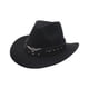 thumbnail image 3 of Sombrero de vaquero Yinane Sombrero de Accesorios Novedad Casual Adultos con protección solar negro, 3 of 8