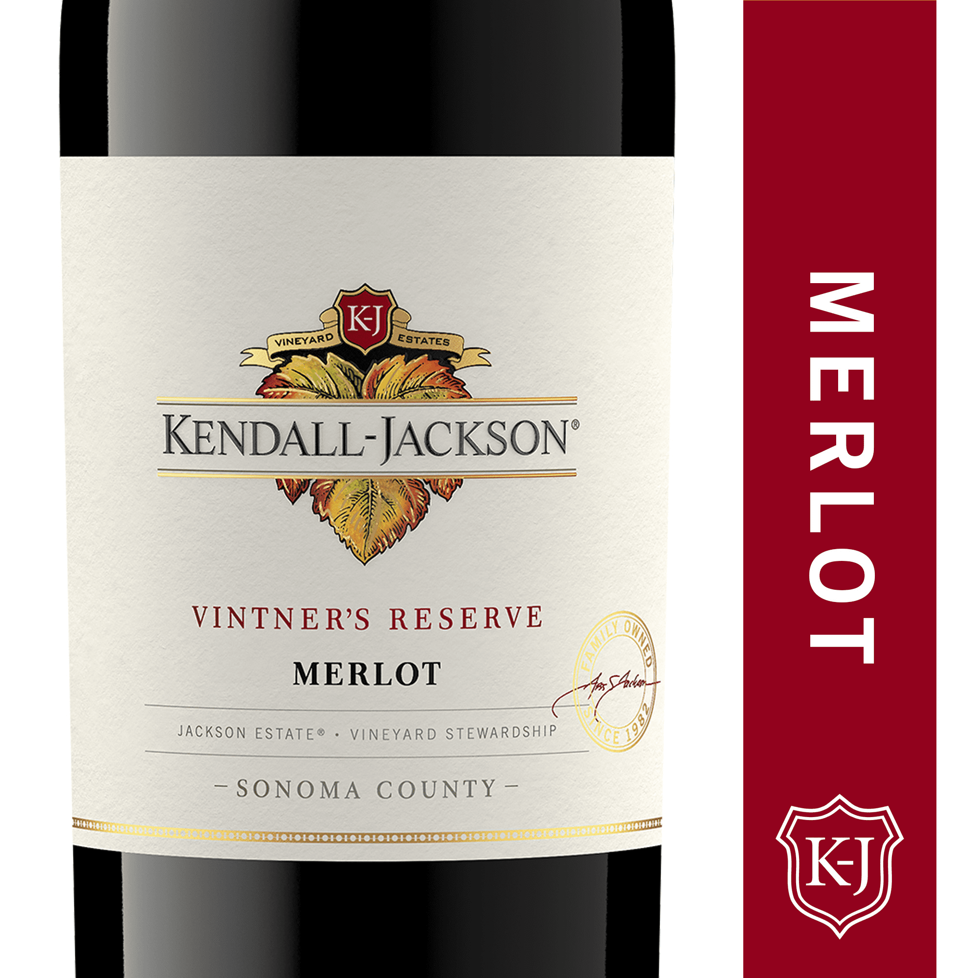 KendallJackson Vintner's Reserve Merlot Red Wine, 750ml