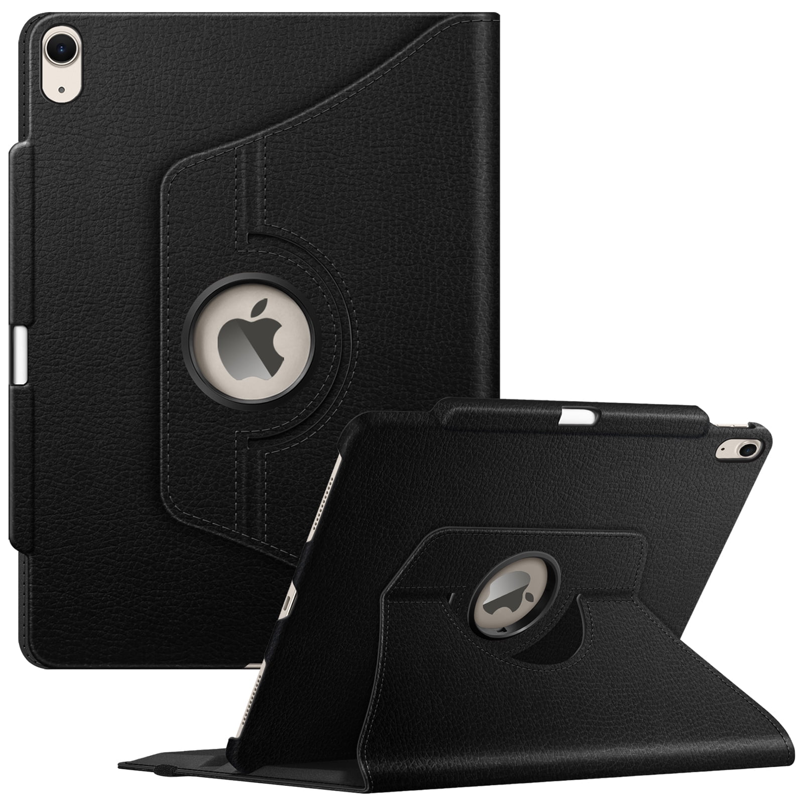 Fintie Rotating Case for iPad Air 13-inch (M4) 2026, (M3) 2025, (M2) 2024 - 360 Degree Rotating Protective Stand Cover with Pencil Holder, Black