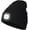 Black, variant on Unisex Beanie Hat with The Light, Gifts for Women Men Dad Father, USB Rechargeable LED Headlamp Cap