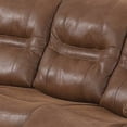 thumbnail image 3 of 41 Inch leatherette Reclining Sofa with USB Port Brown, 3 of 5