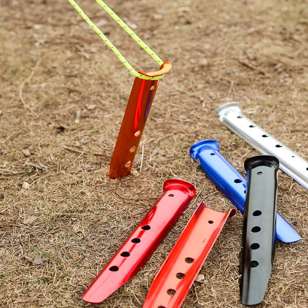 10pcs Impregnable Inflexible Tent Stakes Canopies Awnings Nails Tent Pegs Stakes