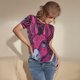 thumbnail image 3 of Balery ink Donkey Pop Art Body de cuello redondo de manga corta para mujer Tops de manga corta Tops básicos-Medium, 3 of 7