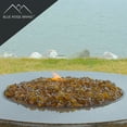 thumbnail image 4 of Blue Ridge Brand™ 1/2" Crushed Glass for Fire Pit - Fireplace and Landscaping - Amber - 20 Pound, 4 of 6