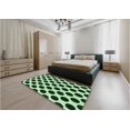 thumbnail image 5 of Ahgly Company Machine Washable Indoor Rectangle Transitional Dark Forest Green Area Rugs, 7' x 9', 5 of 7