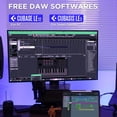 thumbnail image 3 of HXW - driver de teclado portátil Bluetooth MIDI, con 25 teclas, 9 almohadillas para orejas retroilum, 3 of 6