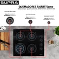 thumbnail image 2 of Combo Forli SUPRA Parrilla 4Q-EC-N Campana Nube 60 cm Negra, 2 of 8