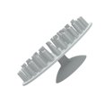 thumbnail image 2 of Pet Bathing Brush Silicone Puppy Brush Dog Massaging Brush Pet Hair Cleaning Tool (Grey), 2 of 8