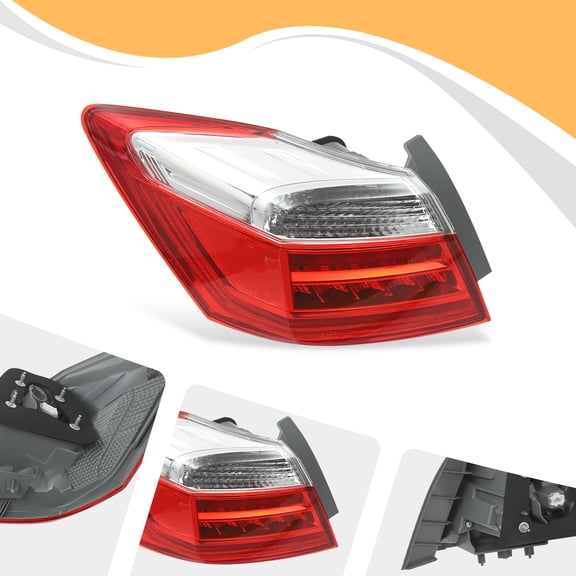 LED Tail Light Driver Side For 2013-2015 Honda Accord Sedan EX-L Touring Models
