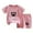 B0448-Light Pink, variant on NIEWTR Toddler Baby Boy Girls Summer Outfit Short Sleeve T-Shirt Tops Elastic Waist Shorts Set Boys Cartoon Print Summer Pjs For 18-24 Months 2t 3t 4t 5t 6t Summer Pajamas Set ,3-9 Months