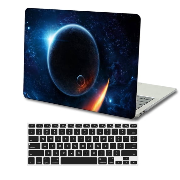 KSK KAISHEK Hard Shell Case Only for MacBook Air 13.6" with Retina Display Type C + Black Keyboard Cover Model: A2681 m2 (Galaxy A 0045)