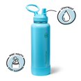 thumbnail image 3 of Botella térmica ThermoFlask de 1,2 L, aislada, a prueba de fugas, azul, 3 of 5