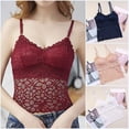 thumbnail image 3 of Women's Lace Classic Camisole With Pad Adjustable Spaghetti Strap Tank Top, 3 of 3