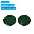 thumbnail image 4 of Uxcell 1" Flat Decorative Bottle Caps Craft Pendant Double Sides Printed with Clear Resin Stickers Dark Green 20 Set, 4 of 6
