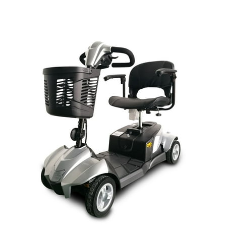 New Ev Rider CityCruzer 4 Wheels Transportable Mobility Scooter, Silver