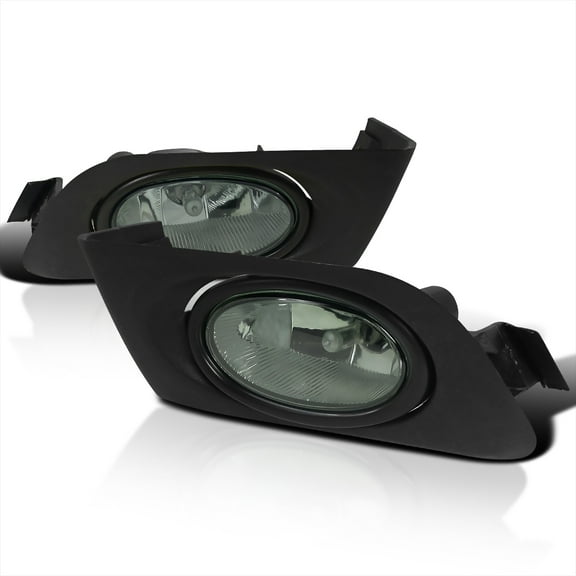 Spec-D Tuning Smoke Lens Fog Lights   H11 Bulbs   Switch Included Compatible with Honda Civic 2Dr/4Dr 2001-2003 L R Pair Assembly