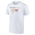 thumbnail image 2 of Men's White Kentucky Derby 150 Primary Logo T-Shirt, 2 of 3
