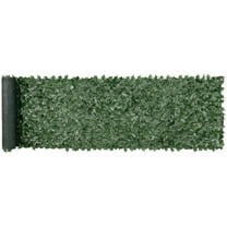 KFFKFF 39"x158" Artificial Faux Ivy Leaf Fence Screen with Mesh Cloth Backing