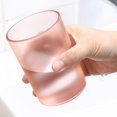 thumbnail image 5 of Vaso transparente para cepillo de dientes para niños, color azul y rosa, vaso creativo para agua, cepillo de dientes para adultos, 5 of 5