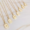 thumbnail image 3 of Ellison+Young Initial Deco Open Locket Pendant Necklace, A-Z Letter Chain, Gifts for Women, 3 of 16