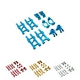 thumbnail image 2 of ZheElen RCGOFOLLOW Upgrade Metal Parts Kit Durable Full Metal Rc Upgrade Metal Parts Kit For 1/12 Subotech BG1513 BG1518 Crawler Blue, 2 of 6