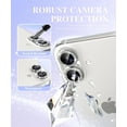 thumbnail image 2 of The camera lens protective film is suitable for iPhone 16/16 Plus , scratch-resistant, friendly to phone cases, and silver in color, 2 of 6