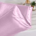 thumbnail image 4 of Suncoda Simulated Silk Pillowcase Satin Silk Pillowcase For Hair And Skin,Pillowcases 20x30 Inches Set Of 2,Luxury And Soft Satin Pillowcovers Silk Pillow Case On Clearance, 4 of 8