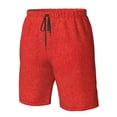 thumbnail image 2 of Yiaed Red Glitter Print Men's Swim Trunks with Lining Quick Dry Sports Shorts Beach Shorts Boardshorts-Large, 2 of 5