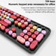 thumbnail image 3 of Sweet Mixed Color Cute Portable 2.4Ghz Teclado Y Mouse Inalámbricos Set Girl Universal Desktop Keyboard And Mouse Cateissary EL013839-04, 3 of 4