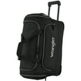 thumbnail image 2 of Wrangler 21" Deluxe Rolling Duffel with Telescopic Handle, Black, 2 of 6