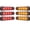 2x Amber+2x Red Clear Lens, variant on [4''x1'' [5x Red + 5x Amber] Thin line Led Side Marker and Clearance Lights 4