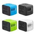 thumbnail image 3 of GSA Worldwide All in One AC Outlet Power Plug Universal Travel Adapter Black, 3 of 8