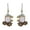 Silver, variant on Rose Quartz Gemstone Earring