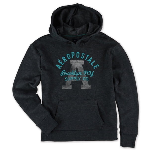 Sudadera con capucha Aeropostale Brooklyn Supply Co Mujer Gris XS