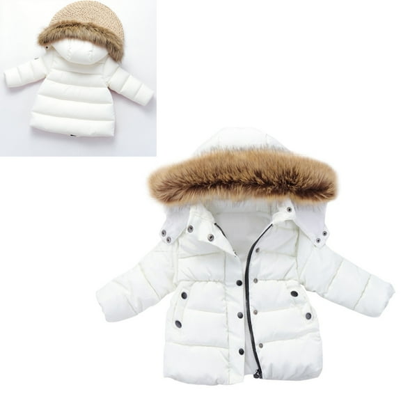 Toddler Winter Coat,Baby Boys Puffer Coat Hooded Jacket Windproof Down Jacket for Baby Toddler Winter Coat Winter Baby Girl Clothes