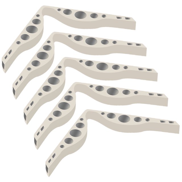 5 piezas de puente nasal antivaho de TPR con clip de soporte para la nariz para evitar que las gafas se empañen.