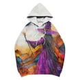 thumbnail image 5 of Halloween Sweatshirts for Women 2025 Pumpkin Patchwork Long Sleeve Drawstring Hoodie Oversized Spooky Season Vintage Funny Sweatshirt Family Party Fall Festival Outerwear with PocketXdegoge, 5 of 5