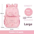 thumbnail image 3 of Mochila ultraligera para niñas de 3.º a 6.º grado de Disney Elementary School para niñas y niños con cuidado de la columna vertebral que reduce la carga, 3 of 5