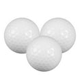 thumbnail image 2 of HLONK Dual-Layer Indoor-Outdoor Training Aids 3-Piece Practice Golf Balls, 2 of 8