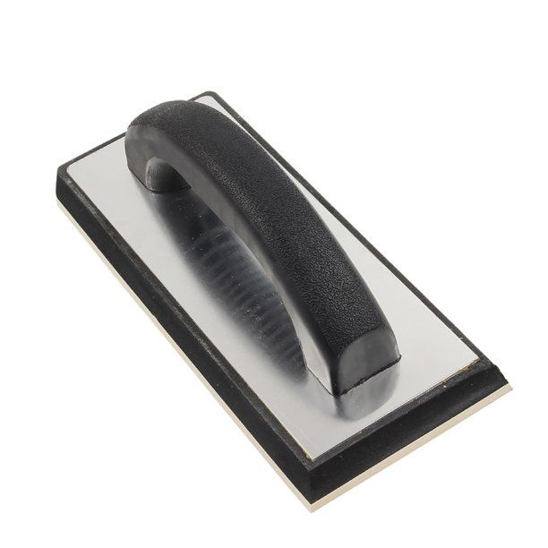 Paleta De Goma De Hormigón De Mano Práctica Herramienta De Lechada De Azulejo Flotante Fácil Herramienta De Espátula De Enyesado De Revestimiento Seco 24*10Cm/9,43*3,93 Pulgadas Negro Moyic TO004581-00